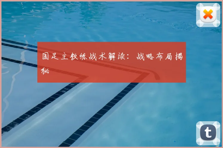 国足主教练战术解读：战略布局揭秘